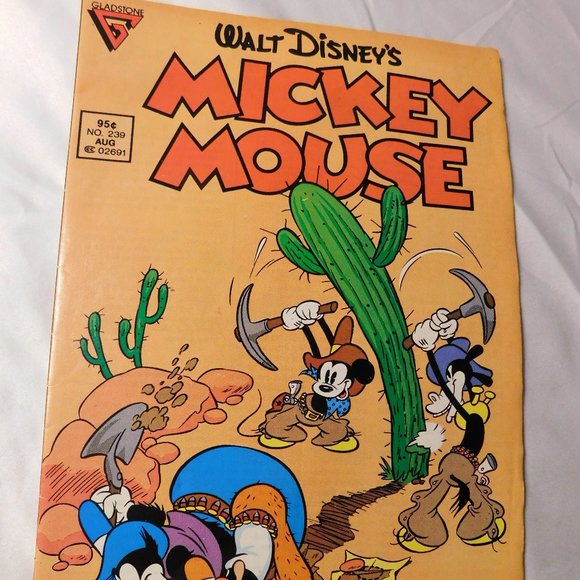 Disney Other - Walt Disney's Mickey Mouse #239 Gladstone Comic 1988